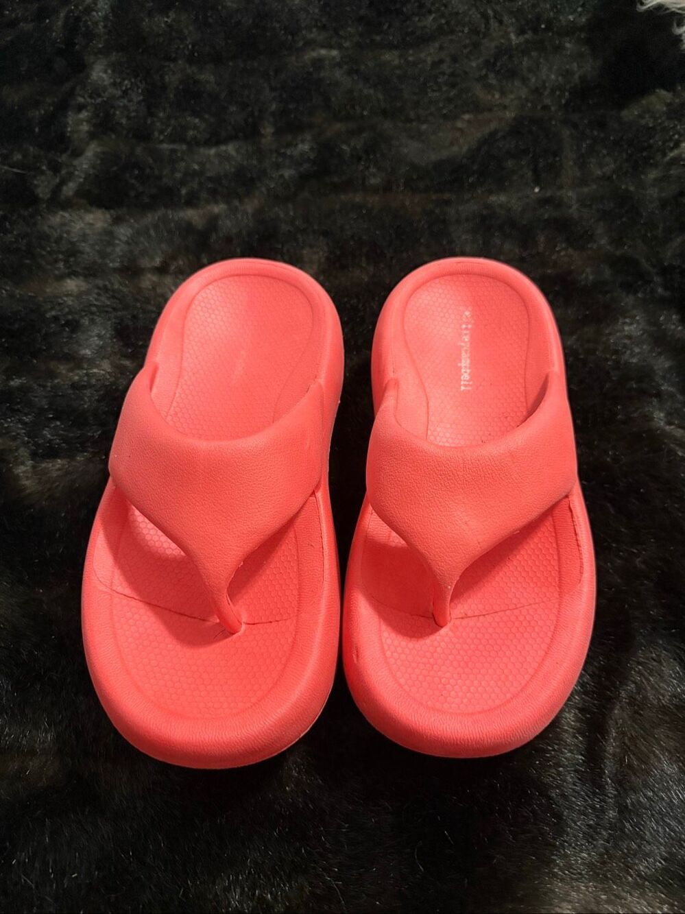 Jeffrey Campbell "Chillaxin" Platform Thong Sandals Shoes 7 - Picture 2 of 4